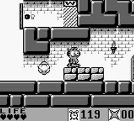 une photo d'Ã©cran de Garfield Labyrinth sur Nintendo Game Boy